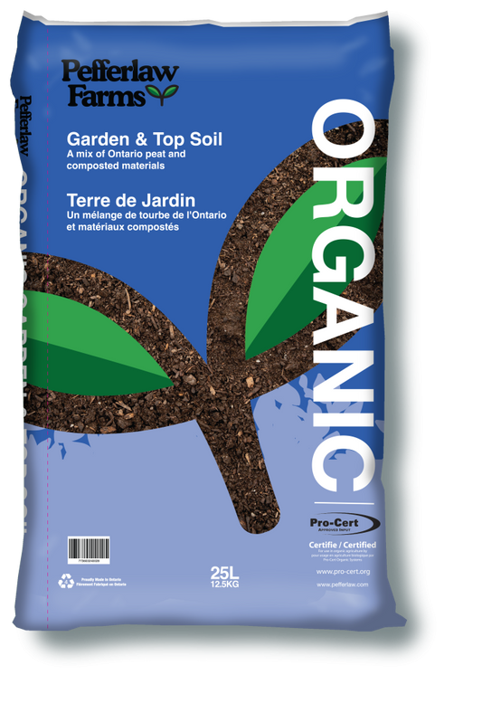 Organic Pefferlaw Farms Garden & Top Soil - 25L